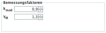 Bemessungsfaktoren