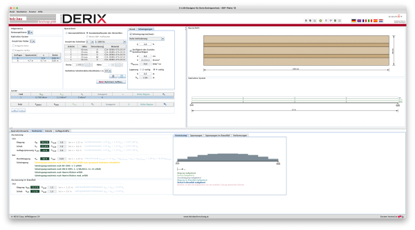 BSP-Platte 1D - Durchlaufträger