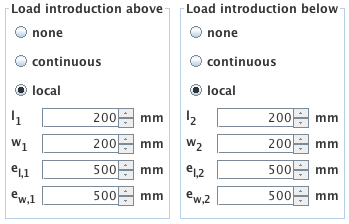 Input - load configuration
